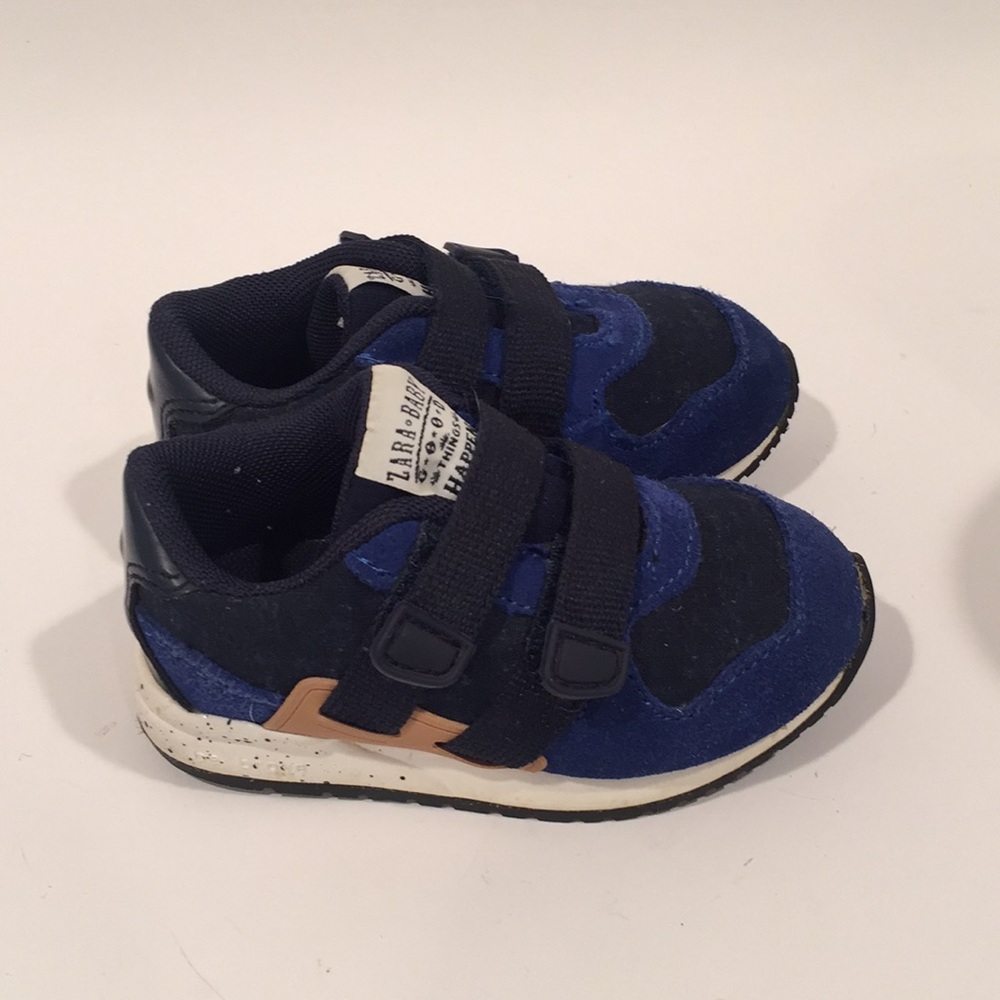 Zara Blue Toddler Boy Shoes in size 4.5 or EU 20